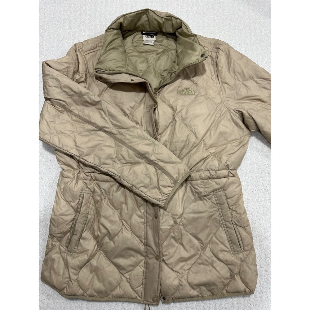 The North Face Westcliffe Womens Tan Quilted Down Jacket XL Puffer